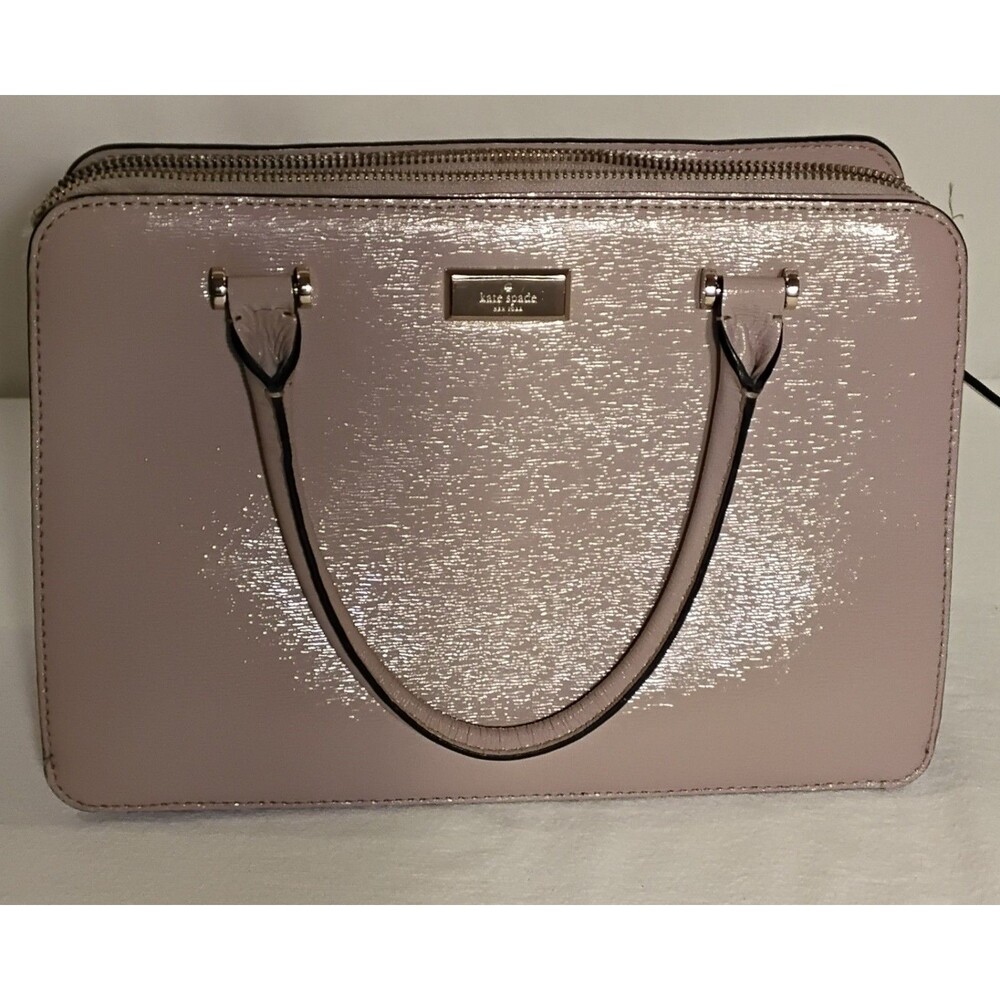 Kate Spade Bixby Place Medium Satchel Beige, No Shoulder Strap Rip